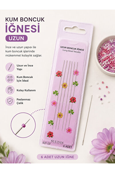 HERALDİS Long Bead Needle Sand Beads
