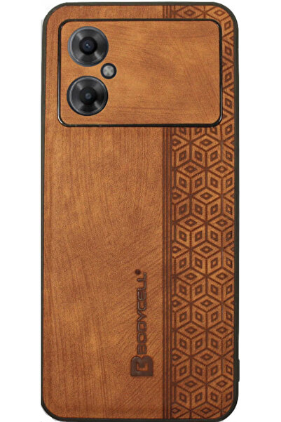 Bodycell Pattern Leather - Σκληρή Θήκη Xiaomi Poco M4 5G - Brown