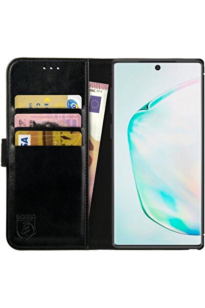 ROSSO Element PU Θήκη Πορτοφόλι Samsung Galaxy Note 10 - Black