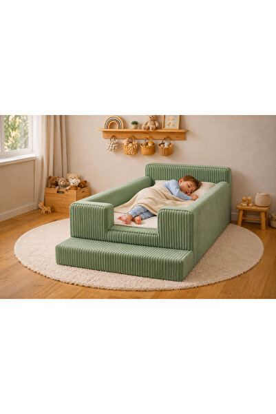 joyfoam modular sofas ANNE Yanı Güvenli Yan Bariyerli 90x170 Korumalı Yıkanab...