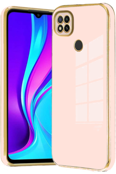 Bodycell Gold Plated - Θήκη Σιλικόνης Xiaomi Redmi 10A / Redmi 9C - Pink