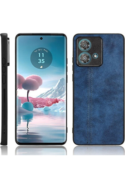 OEM Πίσω Κάλυμμα Συνθετικό Δέρμα Μπλε (Motorola Edge 40) Κωδικός: SE4376190R3135