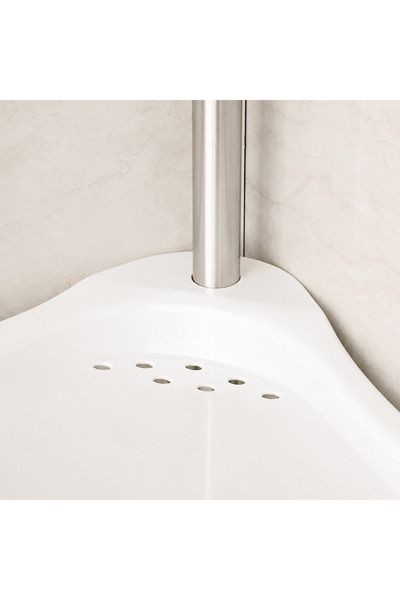 AT Performance Etajeră Baie AT Performance®, Telescopică 185-310 cm, 4 Rafturi, Organizator Duș,Montaj Fără Găurire