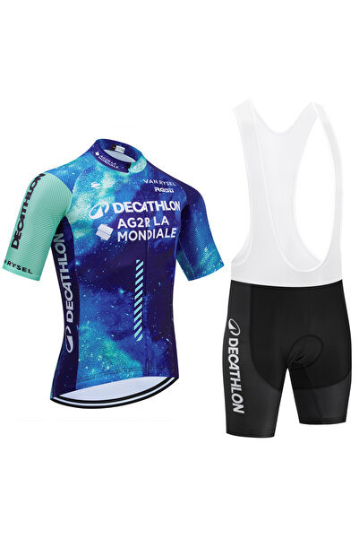 Choice26 XL Blue 2025 ROSTI Team NEW AG2R Cycling Jersey Men Women BORAFUL Bi...