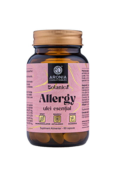 Aronia Charlottenburg Allergy - Capsule cu 6 Uleiuri Esentiale pentru Diminua...