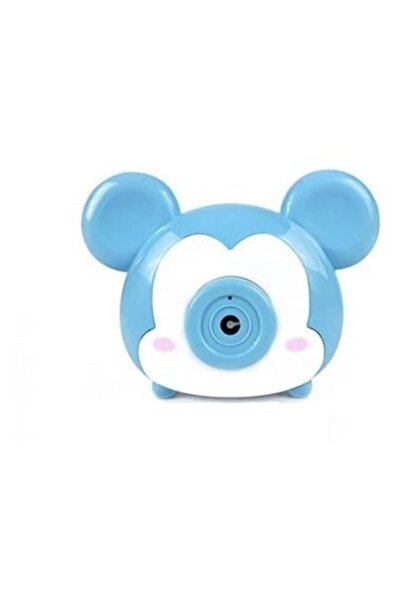 MASHASHOP Mickey model soap bubble camera, with music and lights, light blue,...