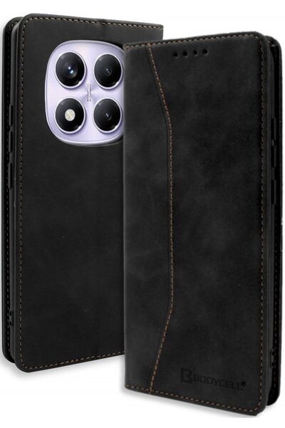 Bodycell Θήκη Xiaomi Redmi Note 14 Pro 5G / Poco X7 Book Case Πορτοφόλι - Black