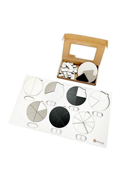 Colorado Tabla pentru fractii Colorado, set educational pentru invatarea frac...