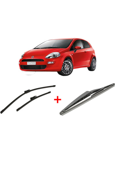 Bosch Σετ 3 υαλοκαθαριστήρων FIAT PUNTO EVO Hatchback Van (199_) από το 2009 ...