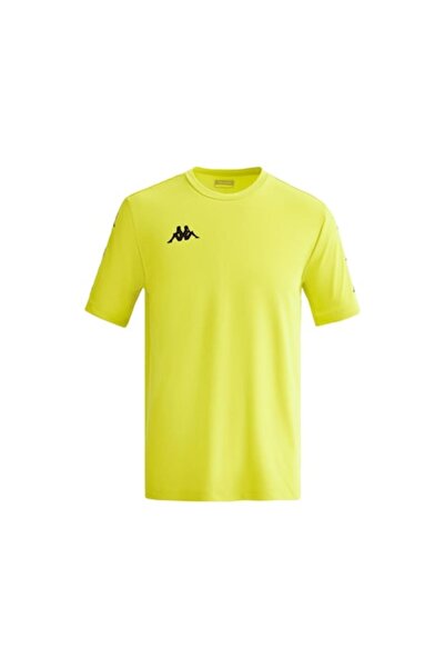 Kappa Tricou de antrenament din material interlock, Kappa, Domob, Verde lime,...