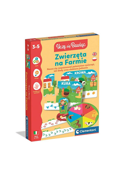 CLEMENTONI Figurina educativa animale de ferma multicolor 22x28cm