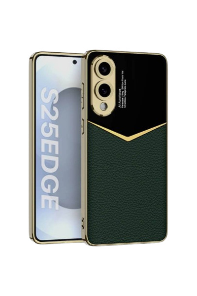 Bodycell Θήκη Samsung Galaxy S25 Edge Jazz Leather Backcover Σκληρή με TPU Bu...