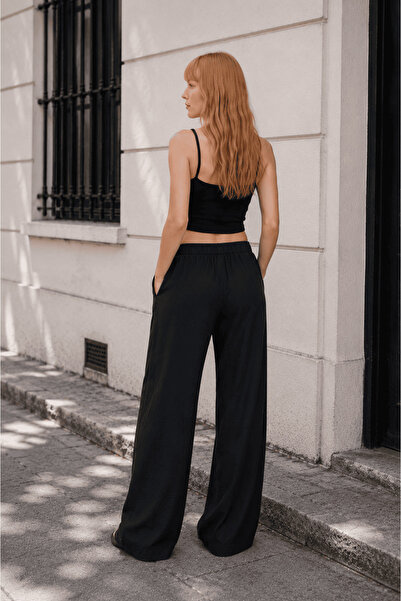 vayro Pantolon Beli Lastikli Rahat Kesim 2306