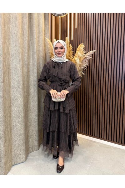 Fashionbox Liza Dress |   Brown