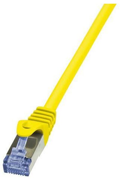LogiLink Cablu patchcord S/FTP CQ3077S, Cat.6a, 5 m, Galben