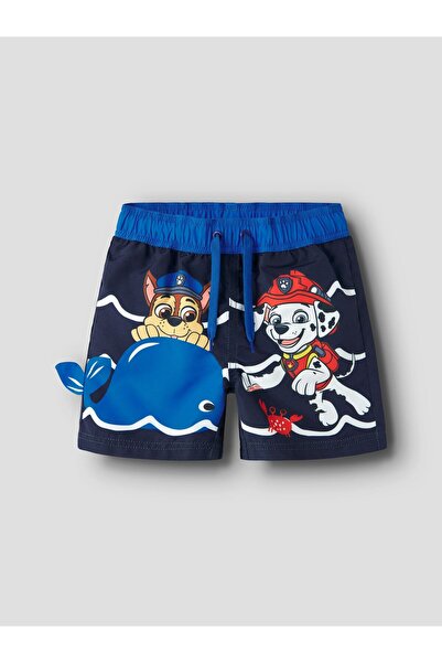 Name it Șort de baie lung NMMMIKI PAW CPLG