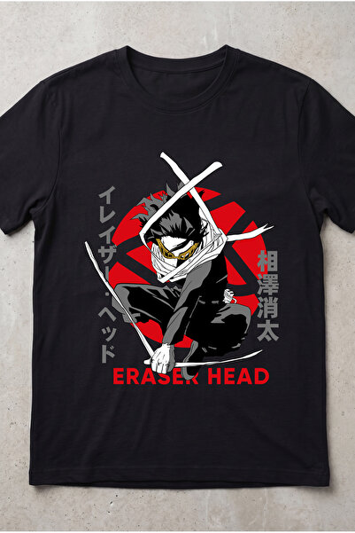 Silkensoul My Hero Academia Aizawa Shota Anime Printed Standard Cut Unisex Ts...