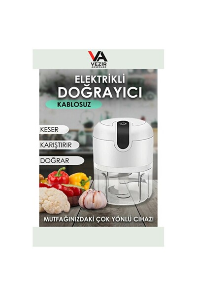 Empressco Mini Taşınabilir Doğrayıcı, Sessiz Motor, 280ml, Kolay Kullanım