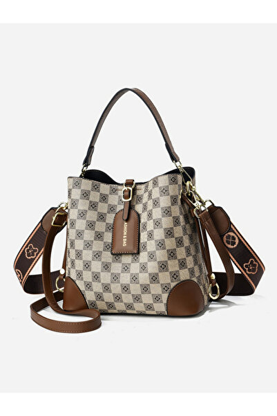 Take Two By Styli Multi Checkered Hobo Bag
