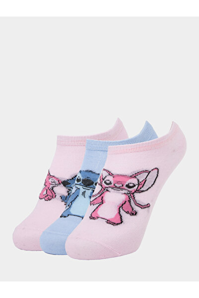 Styli Girls Set of 3 - Lilo and Stitch Ankle Socks