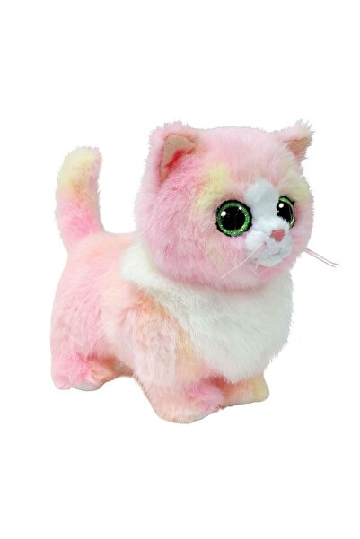 TY Beanie Boos Βελούδινο Αφράτο Beanie Boos Γάτα Ροζ με Λευκό 15 εκ. (1607-37...