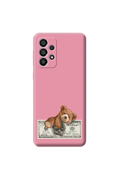 Other Samsung A33 Money Style Pink Colored Silicone TPU Θήκη