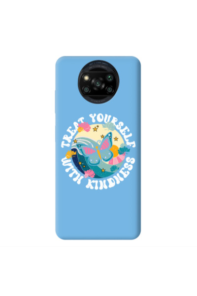 Other Xiaomi Poco X3 /X3 Pro Kindless Yourself Blue Colored Silicone TPU Θήκη