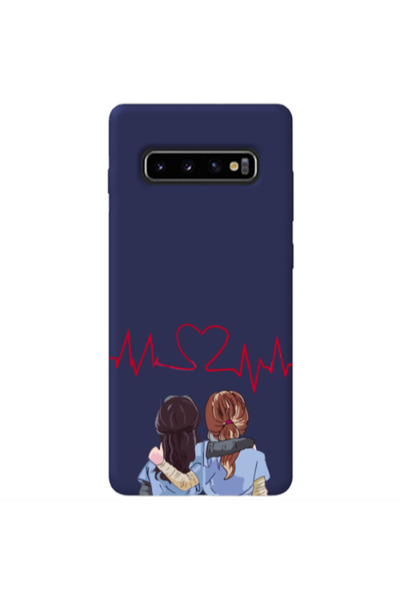 Other Samsung S10 Bro Dark blue Colored Silicone TPU Θήκη