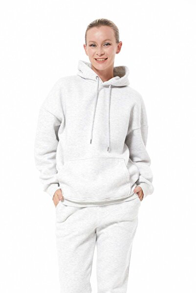 Fulla Moda 3 Threaded Hooded Set with Elastic Waistband, 2-Piece Set