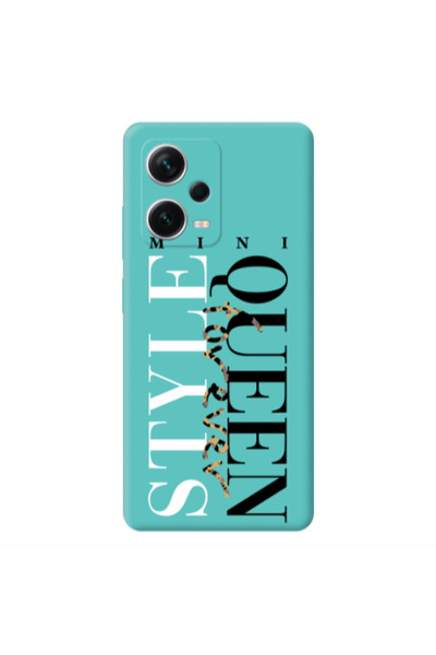 Other Xiaomi Poco X5 Mini Quen Forever Turquoise Colored Silicone TPU Θήκη