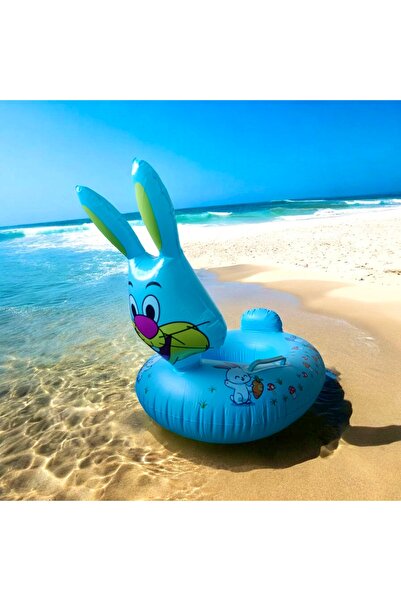 Genel Markalar Havuz Simidi Baby Float Tavşan Model Tutucaklı 0-4 Yaş