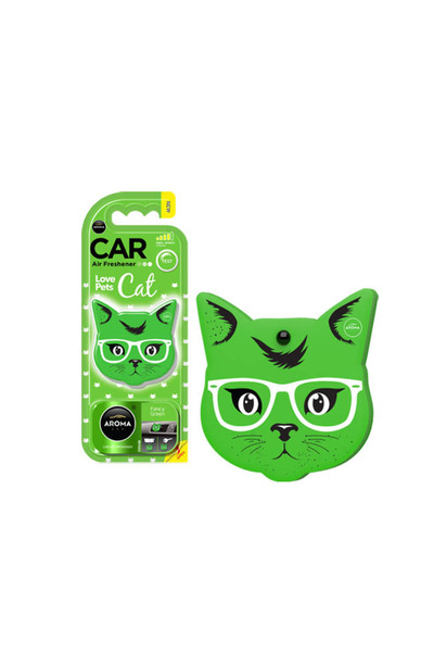 OEM Αρωματικό Αυτοκινήτου Κρεμαστό Aroma Cat Fancy Green 1 Τεμάχιο