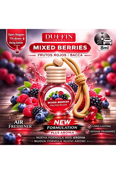 IQRAA DUYIN Mixed Berries Car Air Freshener Long Lasting Hanging Aroma