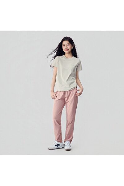 Giordano تي شيرت نسائي مريح بأكمام قصيرة وطباعة G-motion