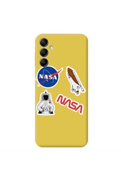 Other Samsung A14 5G Nasa Yellow Colored Silicone TPU Θήκη