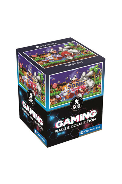 CLEMENTONI puzzle Cube 500 piese - Sonic 64 Bit - 1 (35807)