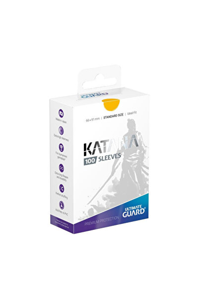 Ultimate Guard Sleeve-uri - Katana Standard Size (100) - Galben