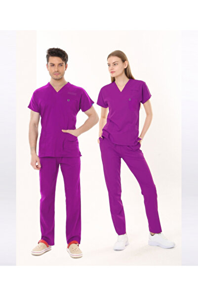 İBA MEDİKAL Armasız Sağlık Bakanlığı Standart Forma Likralı Scrubs