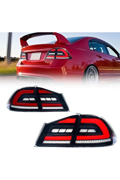 X POWER TUNİNG honda civic fd6 füme japon dizayn ledli stop