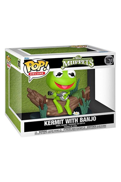 OEM Figurina Funko POP Deluxe Kermit cu banjo multicolor 9cm