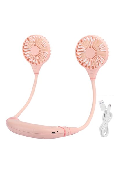 OEM Ventilator portabil de gât, 3 viteze, 360 °   rotire, reîncărcabil prin U...