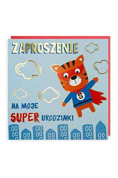OEM Kukartka Passion Moments Invitații pentru ziua de naștere 5 bucăți. (204x...