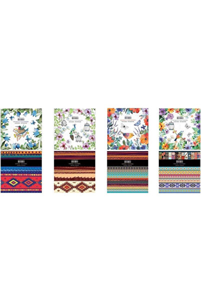 OEM Caiet pătrat FRESH 20x20 cm 120 pagini pentru dicționare cu modele asortate