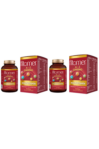 Fitomer Multivitamin 60 Kapsül 2’li Fırsat Seti