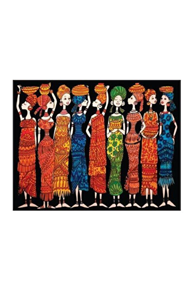 OEM Carte de colorat din catifea Colorvelvet Femei Africane 47x35 cm