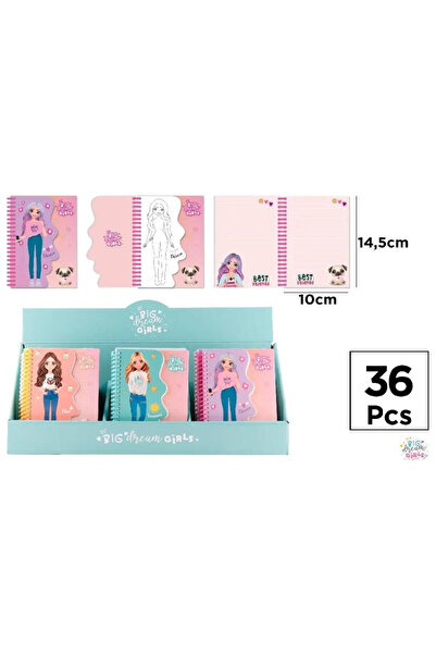 OEM Caiet Big Dream Girls "Chloe" – MP Main Paper, spiralat, 146x113 mm
