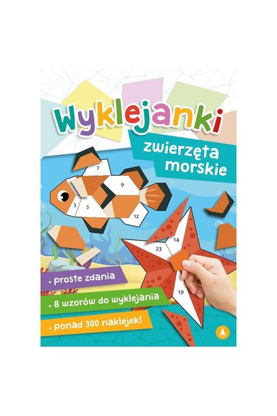 OEM Carte de activitati cu abtibilduri/caiet de lipit Skrzat Animale marine, ...
