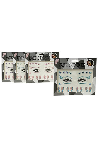 OEM ADAR Set de autocolante cu diamante pentru decorarea fetelor, mix de modele