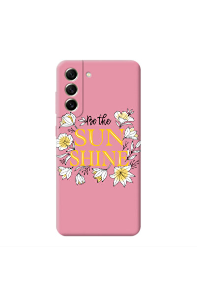 Other Samsung S21 Sun Shine Pink Colored Silicone TPU Θήκη