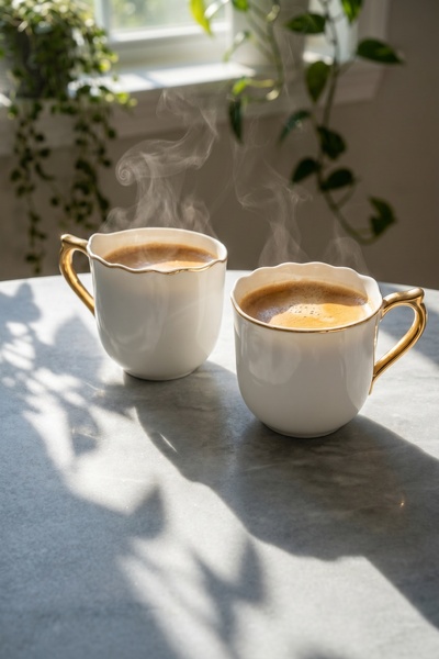 ACAR Sora 2-Pack Porcelain Coffee Cup - 90 ml